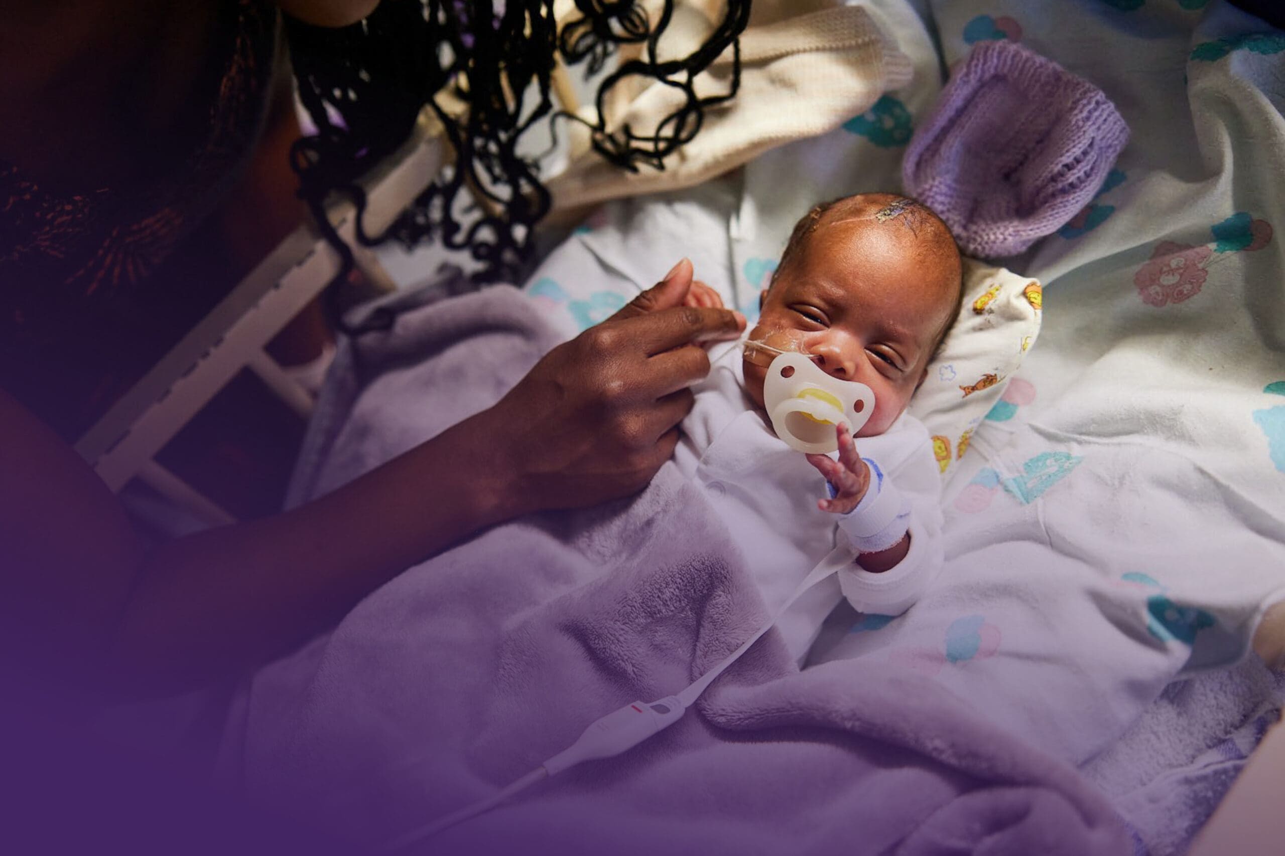 baby in hospital